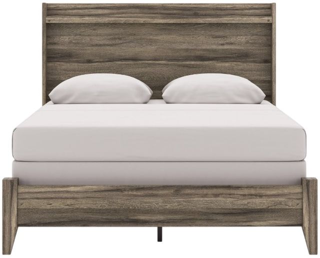 Signature Design by Ashley® Elbrim Brown Queen Panel Bed-2