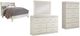 Signature Design by Ashley® Dreamur 4-Piece Champagne King Panel Bed Set-0