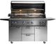 LYNX® Professional 54" 4-Burner Stainless Steel Freestanding Natural Gas Grill with Rotisserie-2