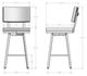 Amisco Customizable Wesley Swivel Counter Stool-2