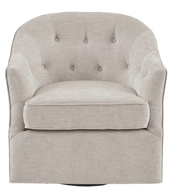 Olliix by Madison Park Calvin Natural Swivel Chair-0