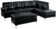 Homelegance® Barrington Black Ottoman-2