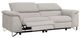 VIG Furniture Divani Casa Maine Light Gray Sofa with Electric Recliners-0