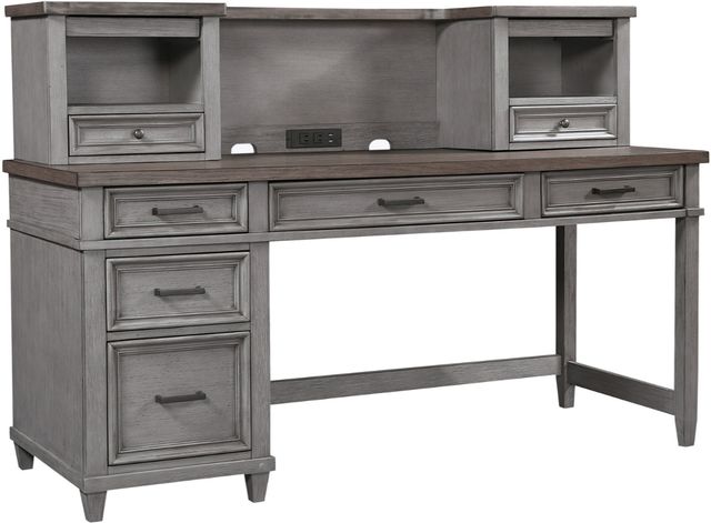aspenhome® Caraway Aged Slate Desk-0