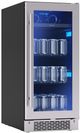 Zephyr Brisas 15" 4.0 Cu. Ft. Stainless Steel Built-In or Freestanding Beverage Center-1