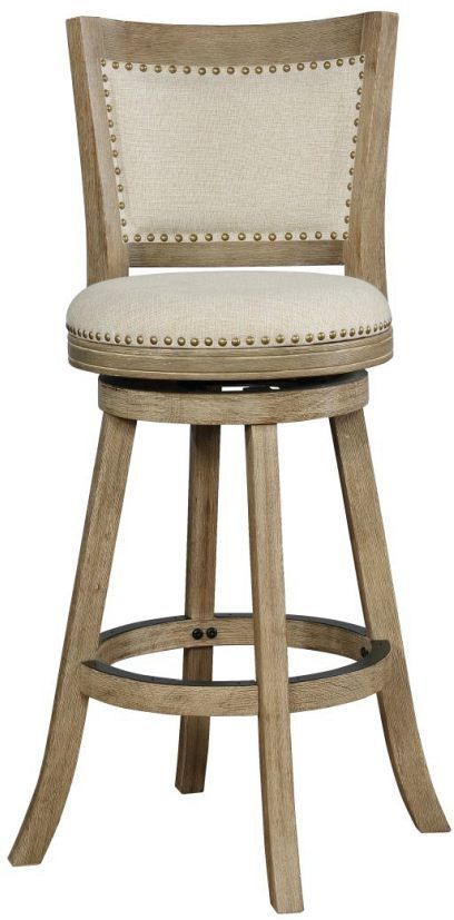 Linon Tift Gray Brown Bar Stool-2