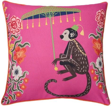 Stylecraft Tinck Brown/Pink Throw Pillow-0