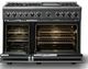 Viking® 7 Series 48" Cast Black Pro Style Dual Fuel Range with 12" Griddle-1