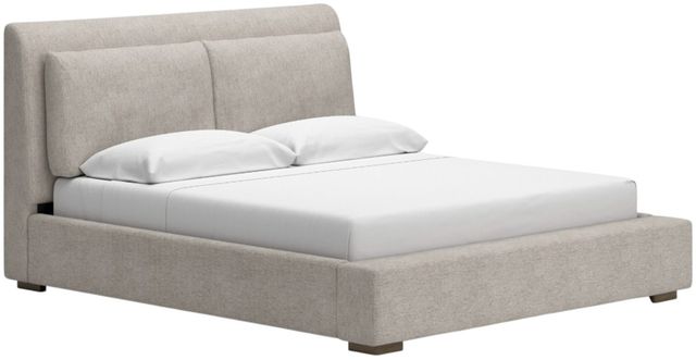 Signature Design by Ashley® Cabalynn Light Brown King Upholstered Panel Bed-1