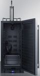 Summit® 2.9 Cu. Ft. Stainless Steel Beer Cooler/Kegerator-2