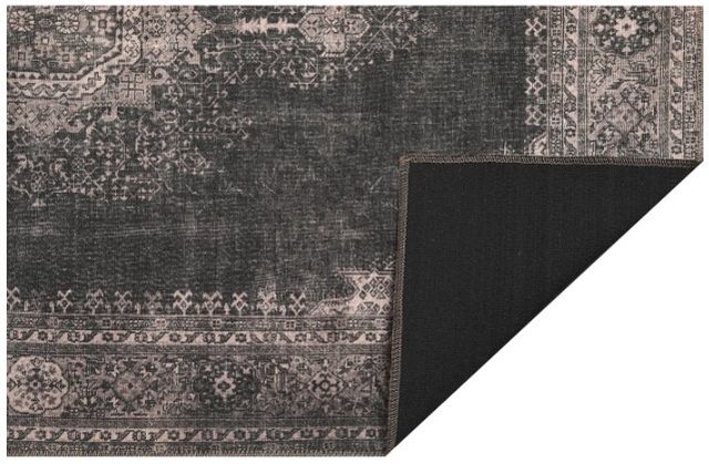 KAS Rugs London Grey Lauren 5'x8' Area Rug-2