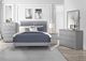 Homelegance® Seabright Gray California King Upholstered Panel Bed-1