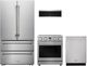 Thor Kitchen® 4 Piece Stainless Steel Electric Kitchen Package-0