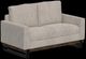 International Furniture Direct Blackburn Black/Gray Loveseat-0