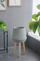 A & B Home Beige/Gray Plant Stand-3