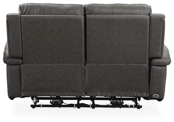 Signature Design by Ashley® Dendron Charcoal Power Reclining Loveseat-3