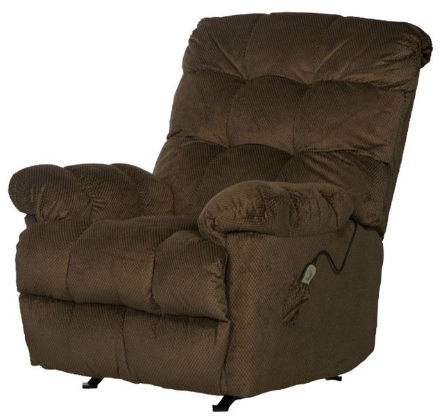 Catnapper® Nettles Umber Chaise Rocker Recliner with Deluxe Heat and Massage-2