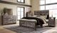 Signature Design by Ashley® Wynnlow 2-Piece Gray Queen Crossbuck Panel Bed Set-3