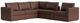 Bassett® Furniture Customizable Beckham 6-Piece Track Arm Leather Modular Sectional with Console-0
