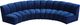 Meridian Furniture Infinity 4-Piece Navy Velvet Modular Sectional-2