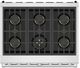 Thor Kitchen® X Series 36" Stainless Steel Premium Freestanding Pro Style Gas Range-5