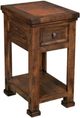 Horizon Home® Copper Canyon Metal Table Top Side Table with Brown Base-0