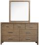 Magnussen Home® Westbourne Dark Umber Dresser and Mirror-1