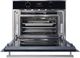 Porter & Charles 24'' Black Glass with Stainless Steel Trim Steam Oven-1