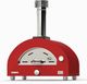 XO 29" Red Countertop Natural Gas and Wood Pizza Oven-0