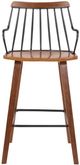 Armen Living Micah Black/Walnut Counter Stool-2
