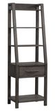 Liberty Furniture Modern Farmhouse Dusty Charcoal Leaning Bookcase-0