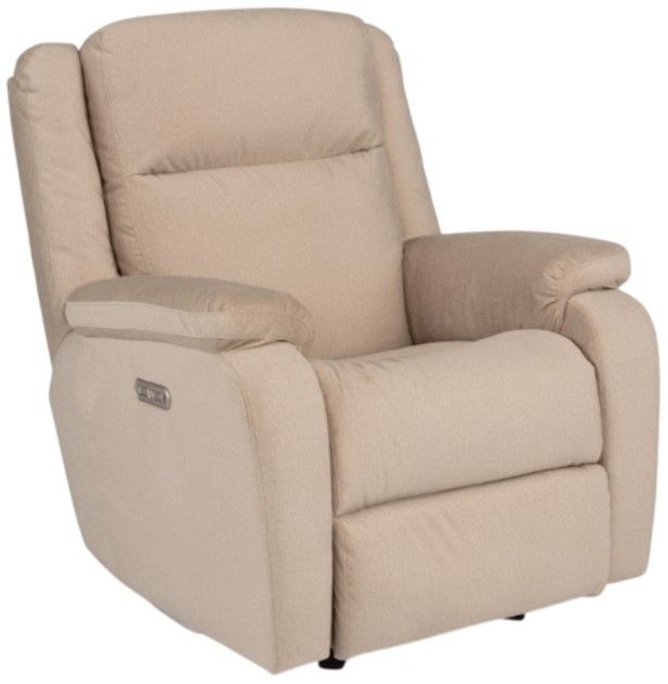 Flexsteel® Magnus Oat Power Rocking Recliner with Power Headrest-0