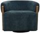 Parker House® Finley Island Teal Swivel Accent Chair-2