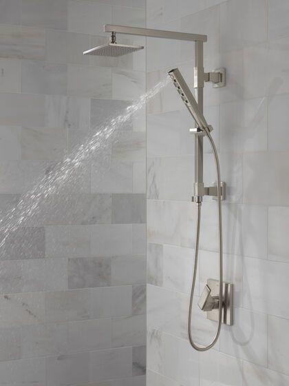 Delta Universal Showering Lumicoat® Stainless H2OKinetic® 4-Setting Hand Shower-3