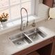 Elkay Lustertone® Classic Lustrous Satin 30-3/4" x 18-1/2" x 5-3/8" Double Bowl Undermount ADA Sink with Perfect Drain®-2