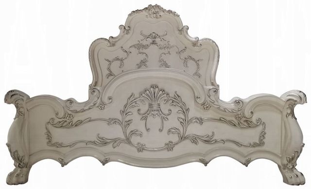 ACME Furniture Dresden Bone White Eastern King Panel Bed-0