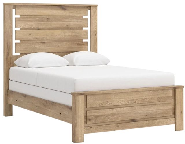 Benchcraft® Brozmont Tan Full Panel Bed-0
