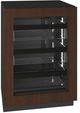 U-Line® Seamless Collection 24" 5.1 Cu. Ft. Panel Ready Refrigerator with Glass Door-1