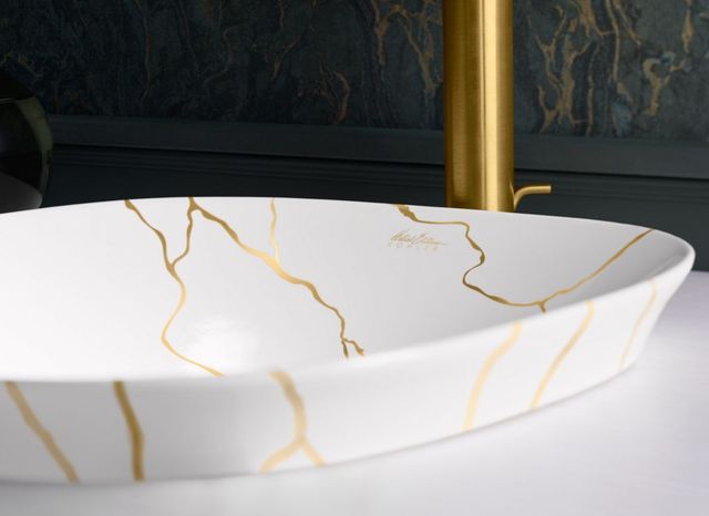 Kohler Aureus® White16.75" Square Vessel Bathroom Sink, No Overflow-2