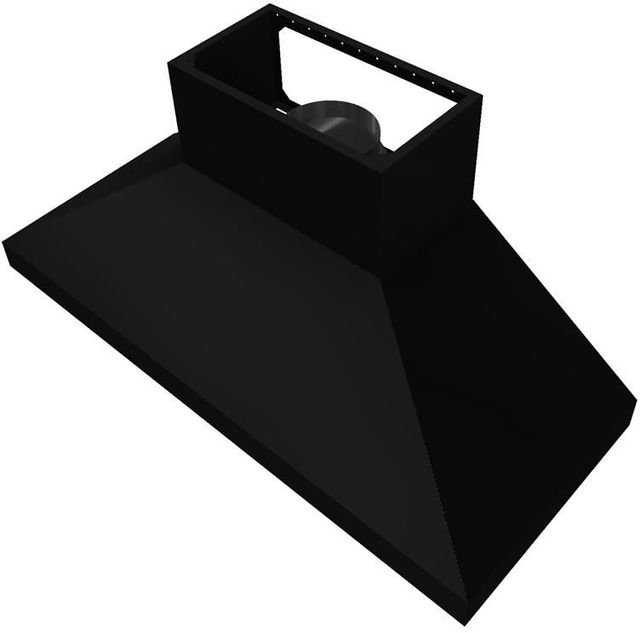 Vent-A-Hood® 66" Black Euro-Style Wall Mount Range Hood-1