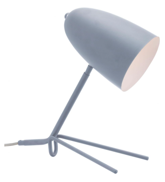 Zuo® Modern Jamison Matte Gray Table Lamp-0