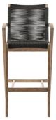 Armen Living Nabila Teak Outdoor Counter and Bar Height Stool-1