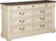Signature Design by Ashley® Bolanburg 6-Piece Antique White King Panel Bed Set-2