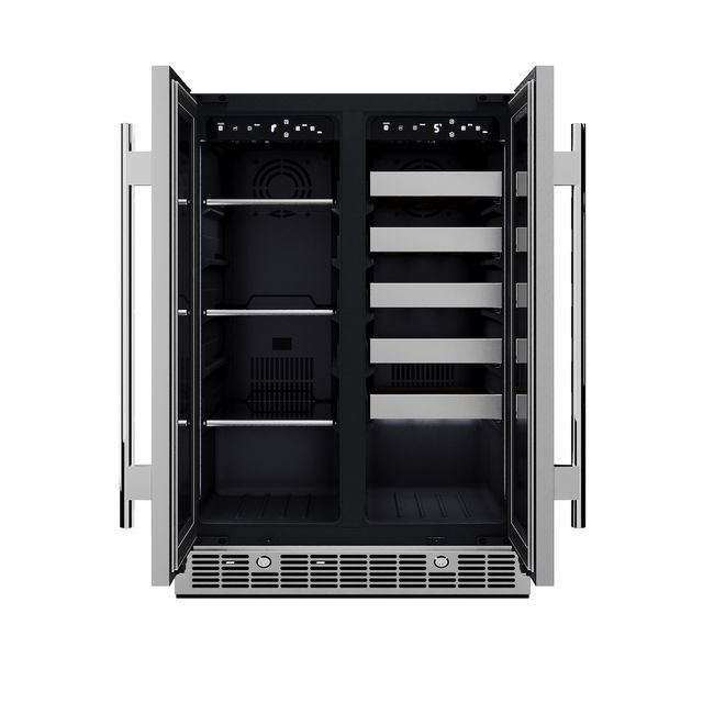 Element Cellara 24" 4.7 cu. ft. Stainless Steel Dual Zone Beverage Center -1