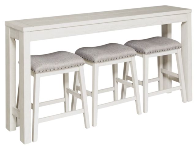Signature Design by Ashley® Robbinsdale 4-Piece Antique White Dining Set-0