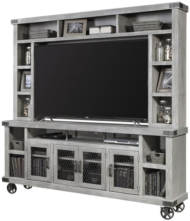 aspenhome® Industrial Lighthouse Gray 84" Hutch-1
