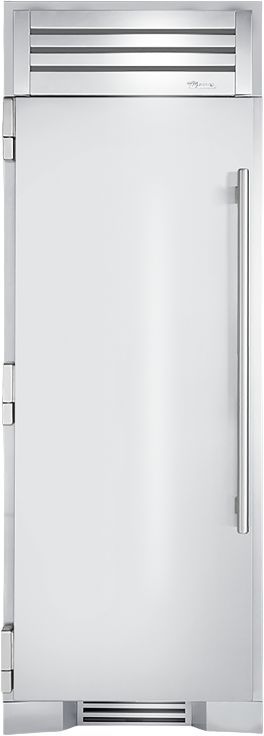True® 30" 15.1 Cu. Ft. Stainless Steel Column Freezer-0