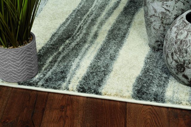 KAS Rugs Hue Beige/Grey Landscapes 5'x8' Area Rug-4