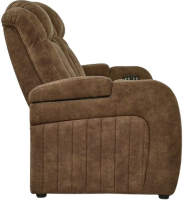 Signature Design by Ashley® Wolfridge Brindle Power Reclining Sofa-2