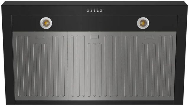 Thor Kitchen® 36" Professional Black Wall Mount Pyramid Range Hood-4